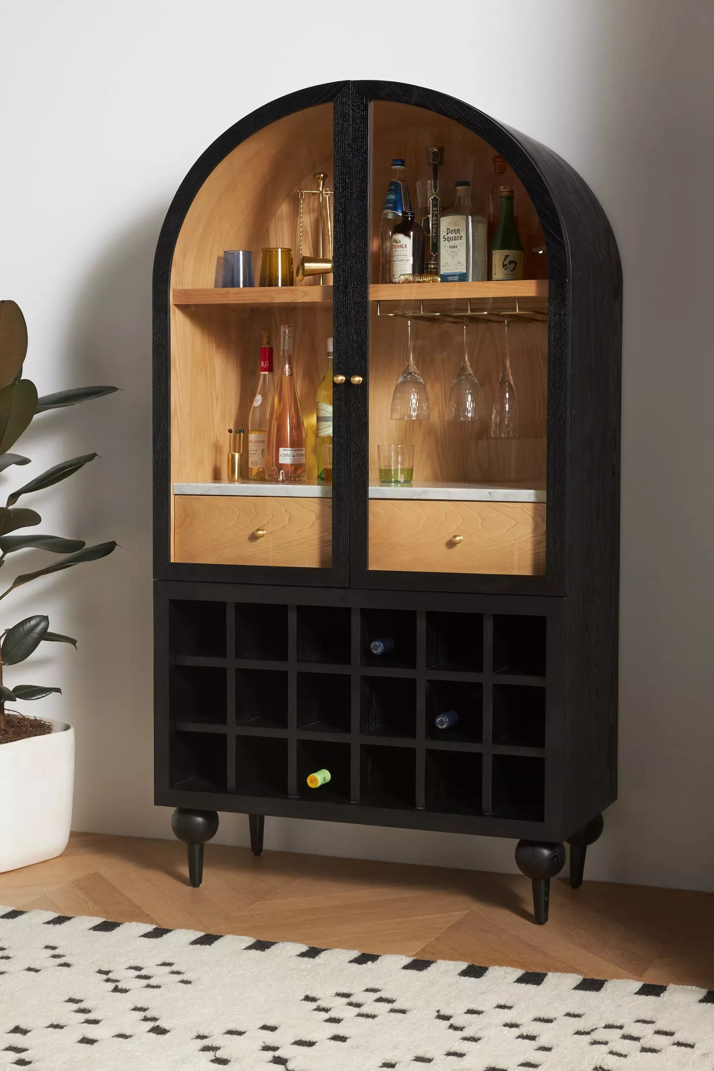 Fern Display Drinks Cabinet