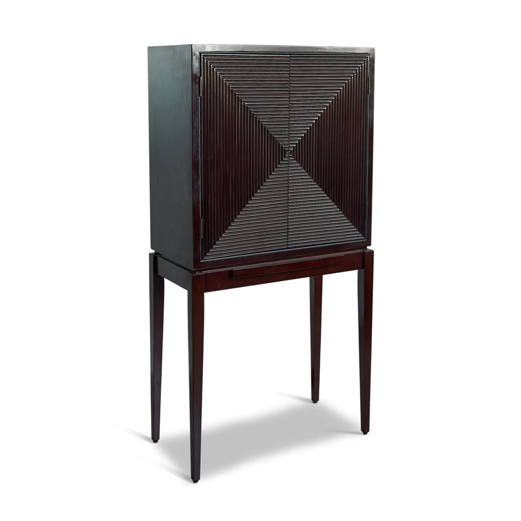 Brown Art Deco Liquour Cabinet