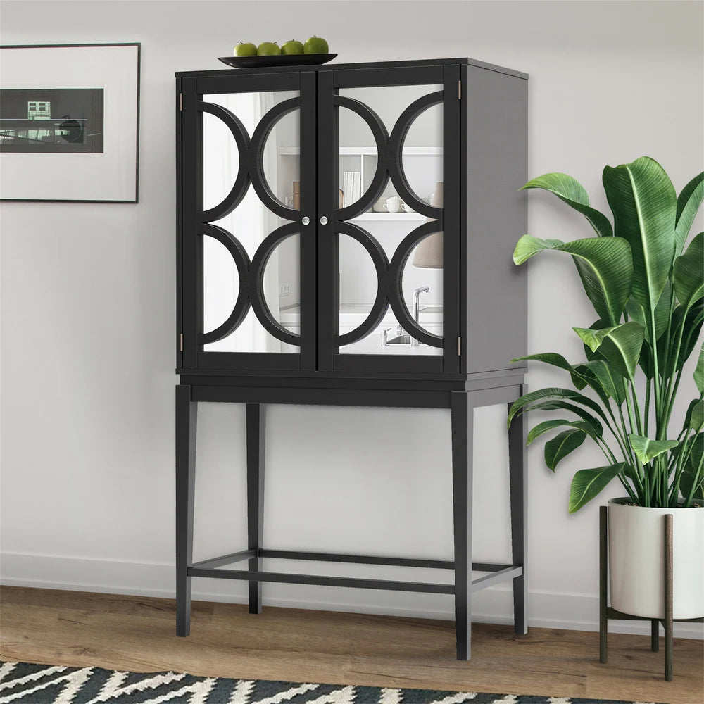 Twin Mirror Door Cabinet