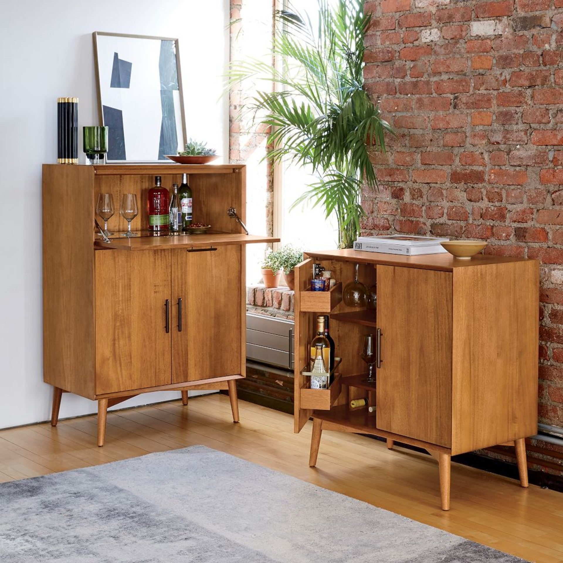 Mid-Century Bar Cabinet